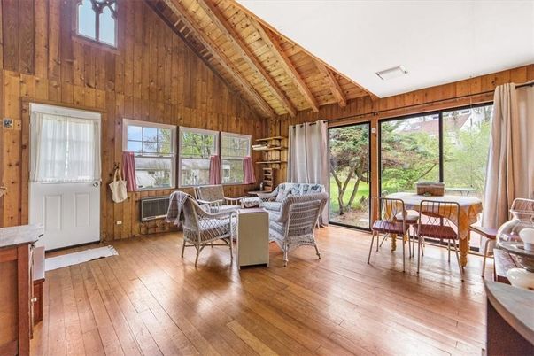 Dining room, Fireplace, Interior, Living room, Wooden Beams, Wooden Ceilings, Wood Texture Flooring, Wooden Walls