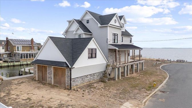 Exterior, Lake, Solar Panels