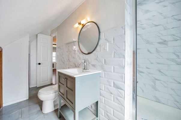Bathroom, Interior, Marble Walls