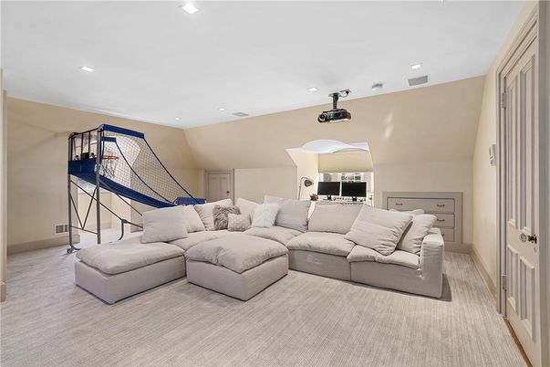 Interior, Living room, Recessed Lighting