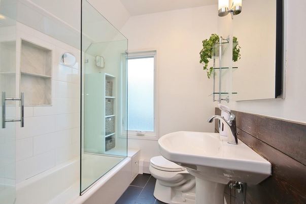 Bathroom, Glass Shower, Interior