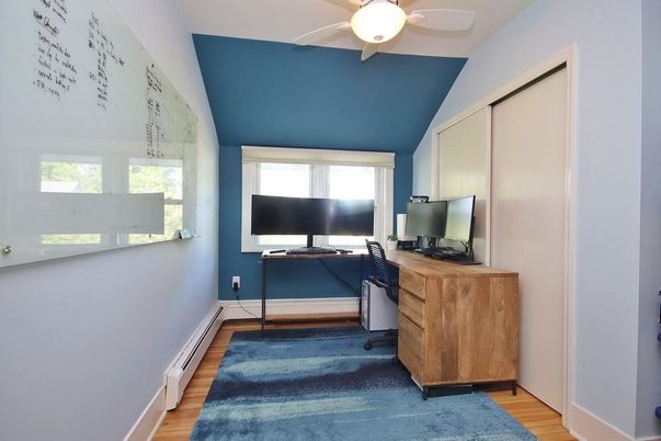 Home Office, Interior, Wood Texture Flooring