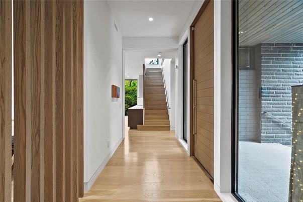 Interior, Recessed Lighting, Wood Texture Flooring