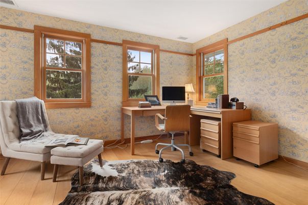Home Office, Interior, Wood Texture Flooring
