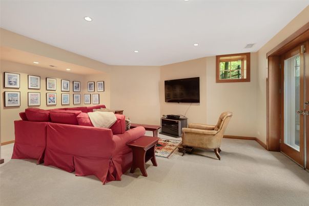 Interior, Living room, Recessed Lighting