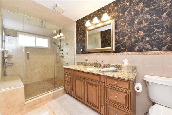 Bathroom, Glass Shower, Interior