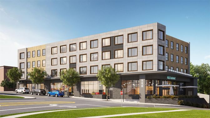 Exterior, Facade, Condo Building