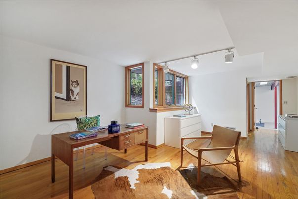 Home Office, Interior, Wood Texture Flooring