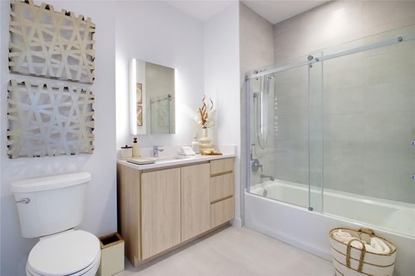 Bathroom, Glass Shower, Interior