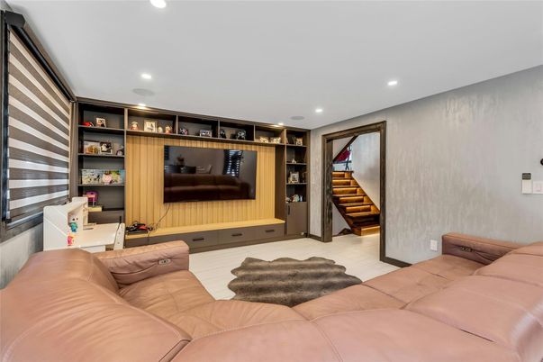 Interior, Living room, Recessed Lighting