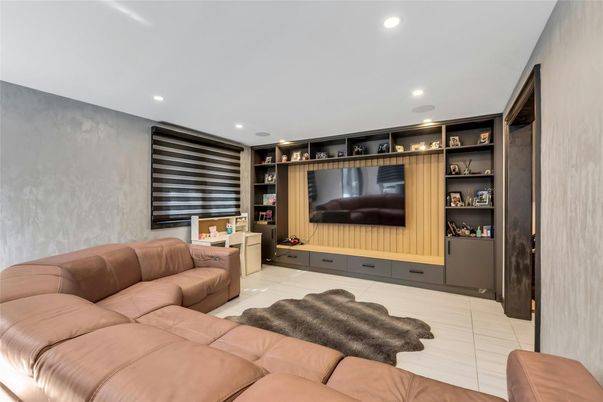 Interior, Living room, Recessed Lighting