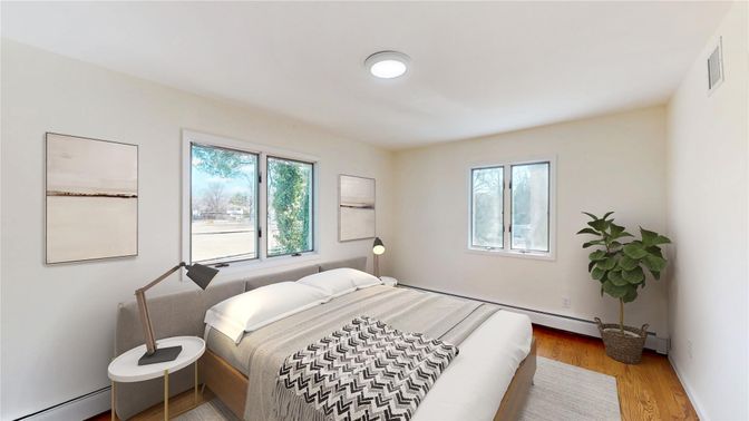 Bedroom, Interior, Wood Texture Flooring