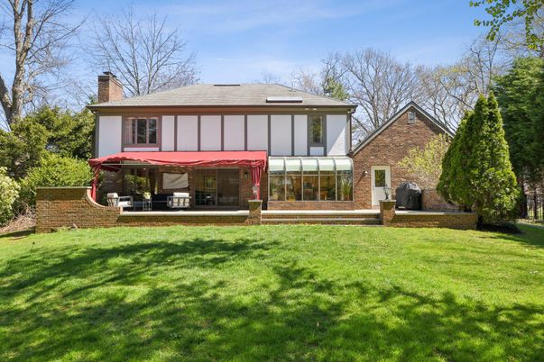 Backyard, Exterior, Facade, Brick Facade, Tudor Revival