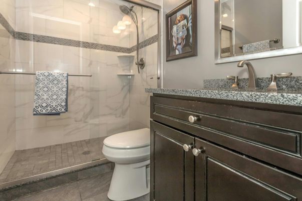 Bathroom, Glass Shower, Interior