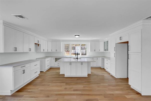 Interior, Kitchen, Wood Texture Flooring