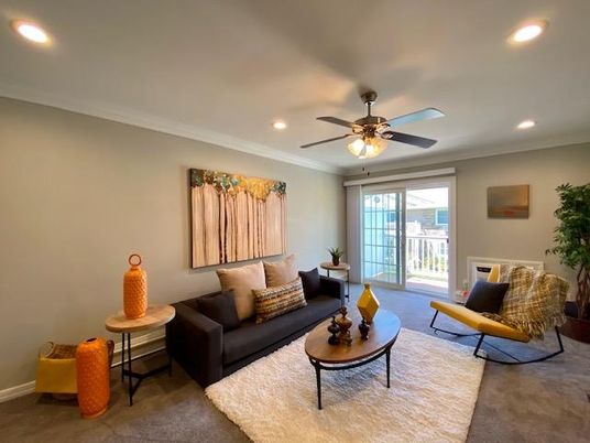 Interior, Living room, Recessed Lighting