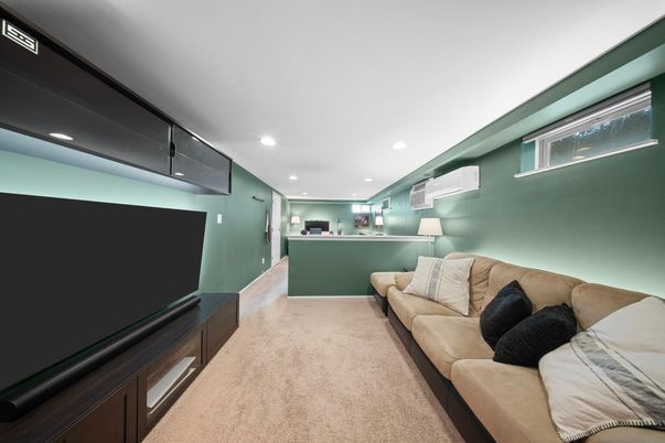 Interior, Living room, Recessed Lighting