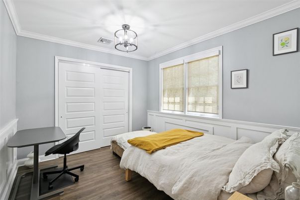 Bedroom, Home Office, Interior, Wood Texture Flooring