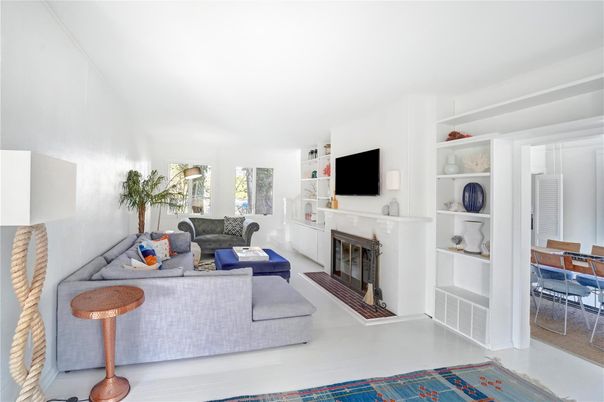Dining room, Fireplace, Interior, Living room