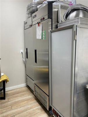 Interior, Stainless Steel Appliances, Wood Texture Flooring