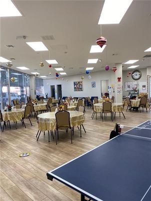 Dining room, Game Room, Interior, Pendant Lights, Recessed Lighting, Wood Texture Flooring