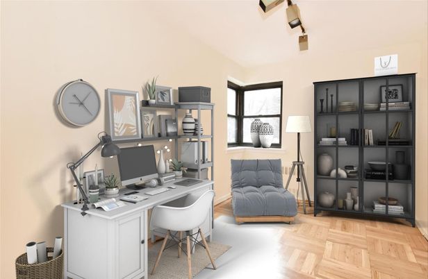 Home Office, Interior, Wood Texture Flooring