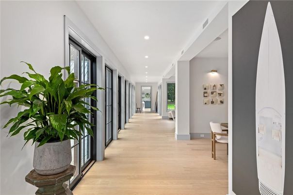 Interior, Recessed Lighting, Wood Texture Flooring