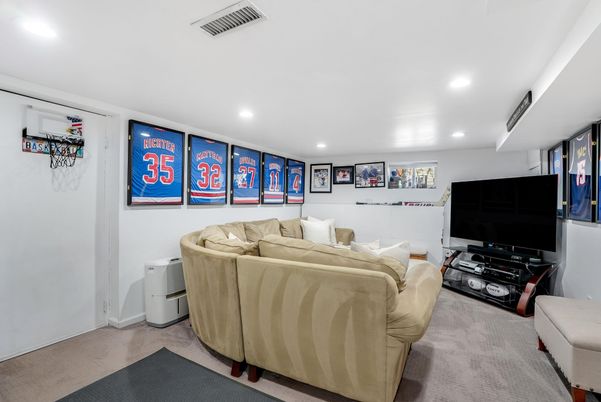 Interior, Living room, Recessed Lighting