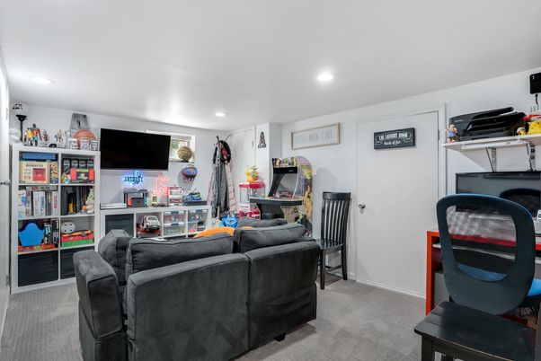 Home Office, Interior, Living room, Recessed Lighting