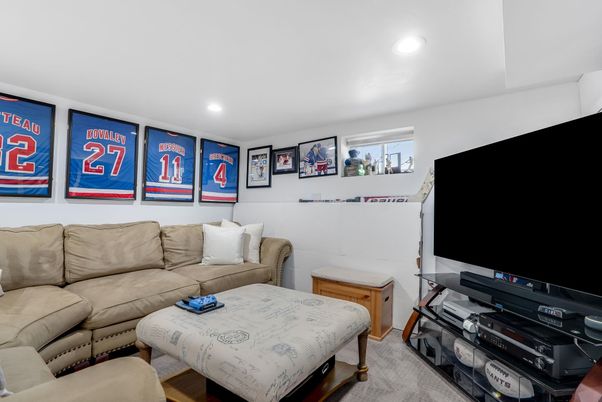 Interior, Living room, Recessed Lighting