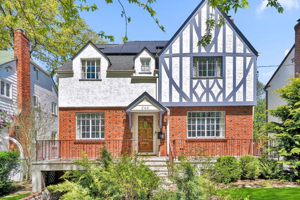 Exterior, Facade, Brick Facade, Tudor Revival