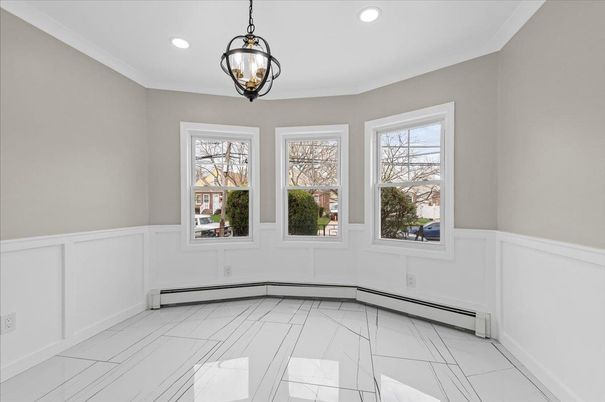 Empty room, Interior, Pendant Lights, Recessed Lighting