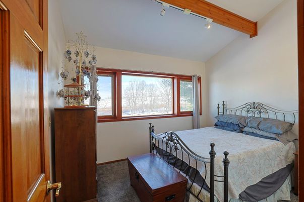 Bedroom, Interior, Wooden Beams