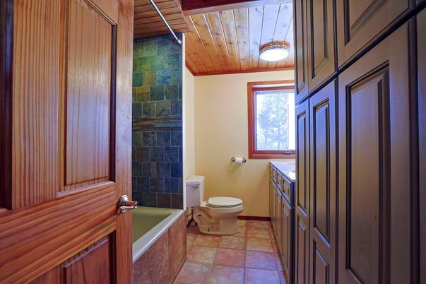 Bathroom, Interior, Wooden Ceilings