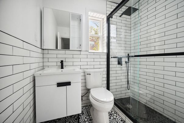 Bathroom, Glass Shower, Interior
