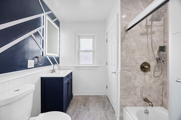 Bathroom, Glass Shower, Interior