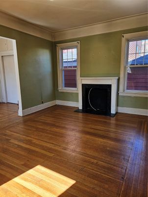 Empty room, Fireplace, Interior, Wood Texture Flooring
