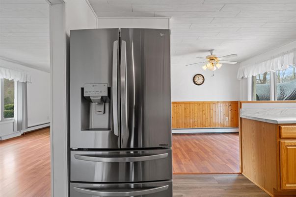 Interior, Kitchen, Wood Texture Flooring
