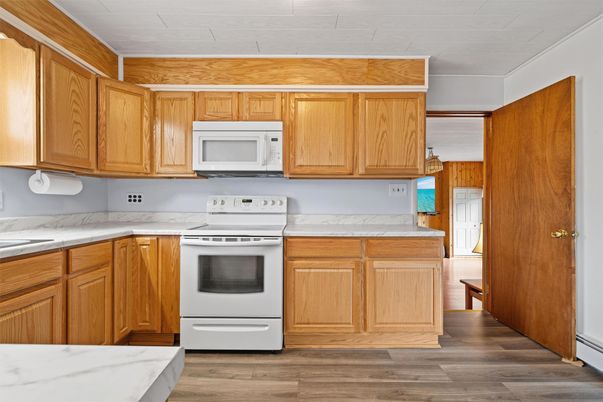 Interior, Kitchen, Wood Texture Flooring