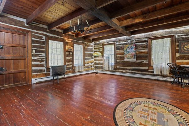 Empty room, Interior, Wooden Beams, Wooden Ceilings, Wood Texture Flooring, Wooden Walls