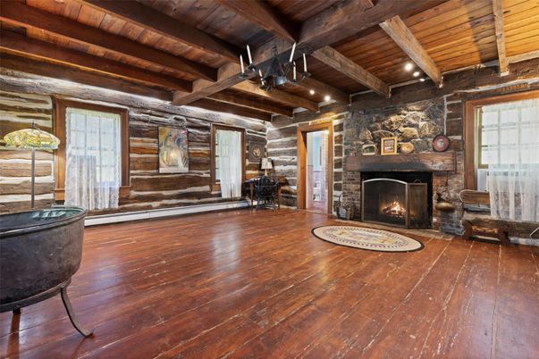 Fireplace, Interior, Stone Walls, Wooden Beams, Wooden Ceilings, Wood Texture Flooring