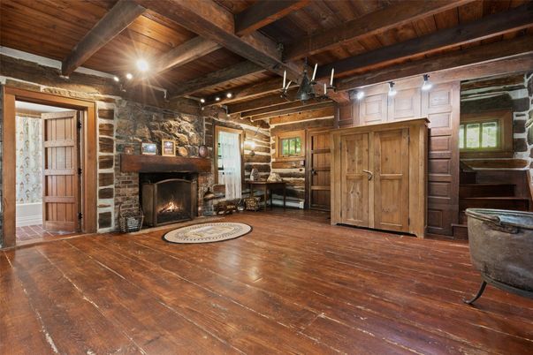 Fireplace, Interior, Wooden Beams, Wooden Ceilings, Wood Texture Flooring, Wooden Walls