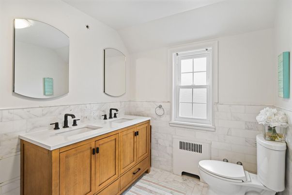 Bathroom, Dual Sink Vanities, Interior, Marble