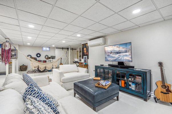Interior, Living room, Recessed Lighting