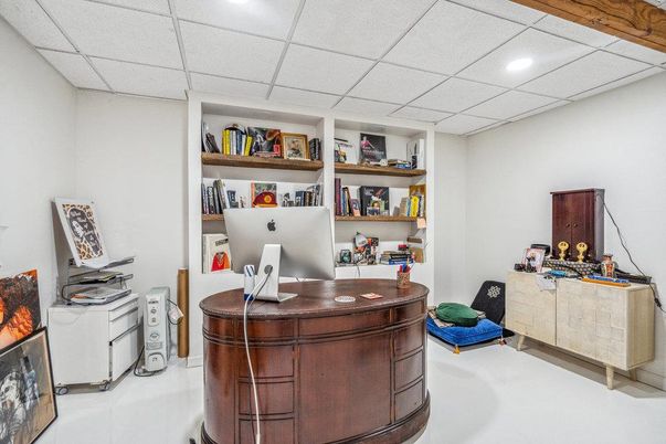 Home Office, Interior, Recessed Lighting