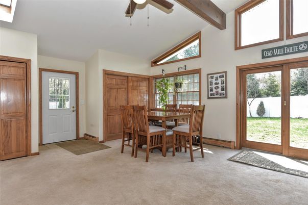 Dining room, Interior, Wooden Beams