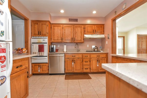 Interior, Kitchen, Recessed Lighting, Stainless Steel Appliances