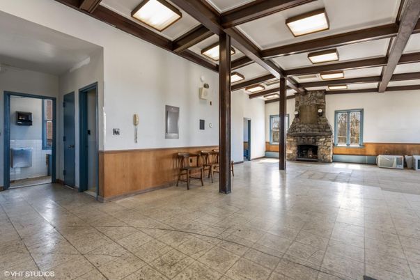 Fireplace, Interior, Wooden Beams