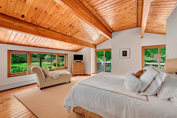 Bedroom, Interior, Wooden Beams, Wooden Ceilings, Wood Texture Flooring