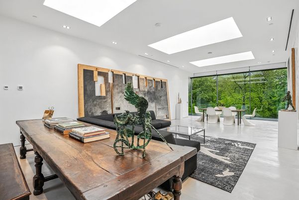 Dining room, Interior, Living room, Recessed Lighting